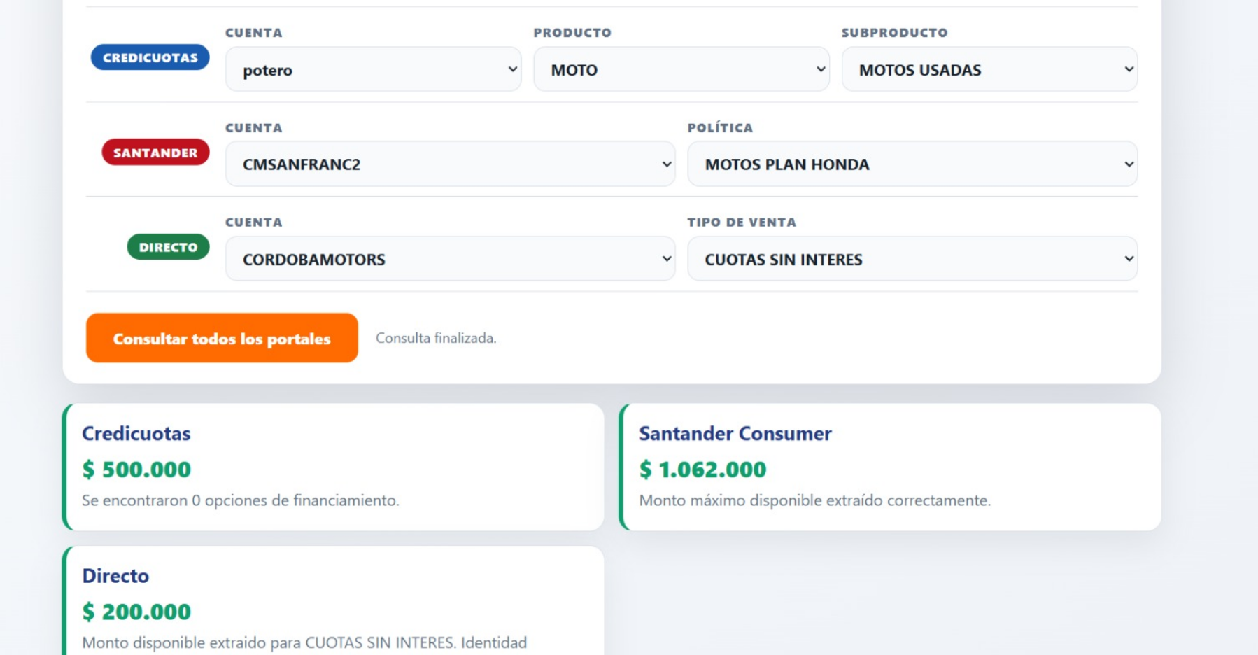 Software Moto Fácil